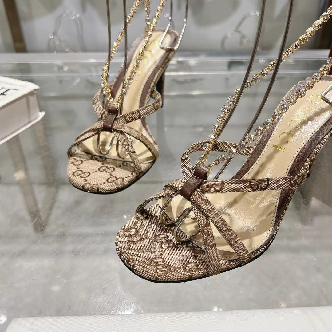 GUCCI - Embellished sandals