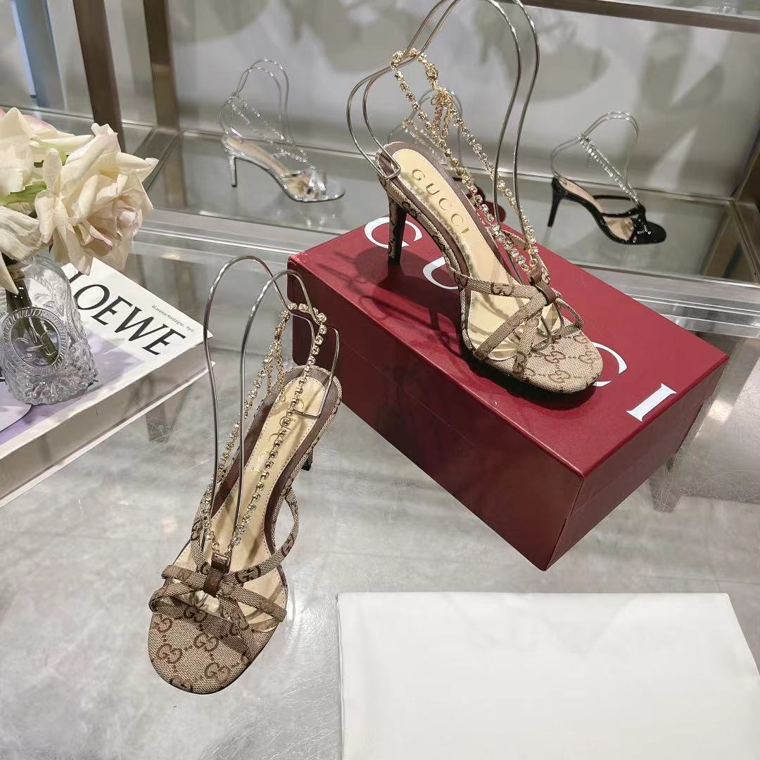 GUCCI - Embellished sandals
