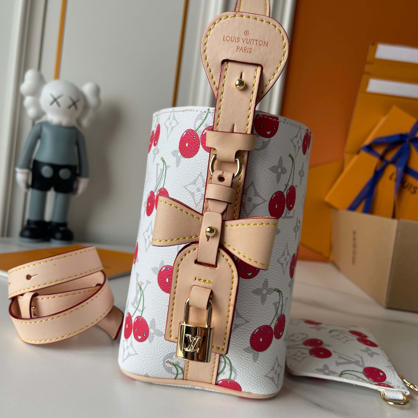 LOUIS VUITTON- LV x TM All In BB Cherry