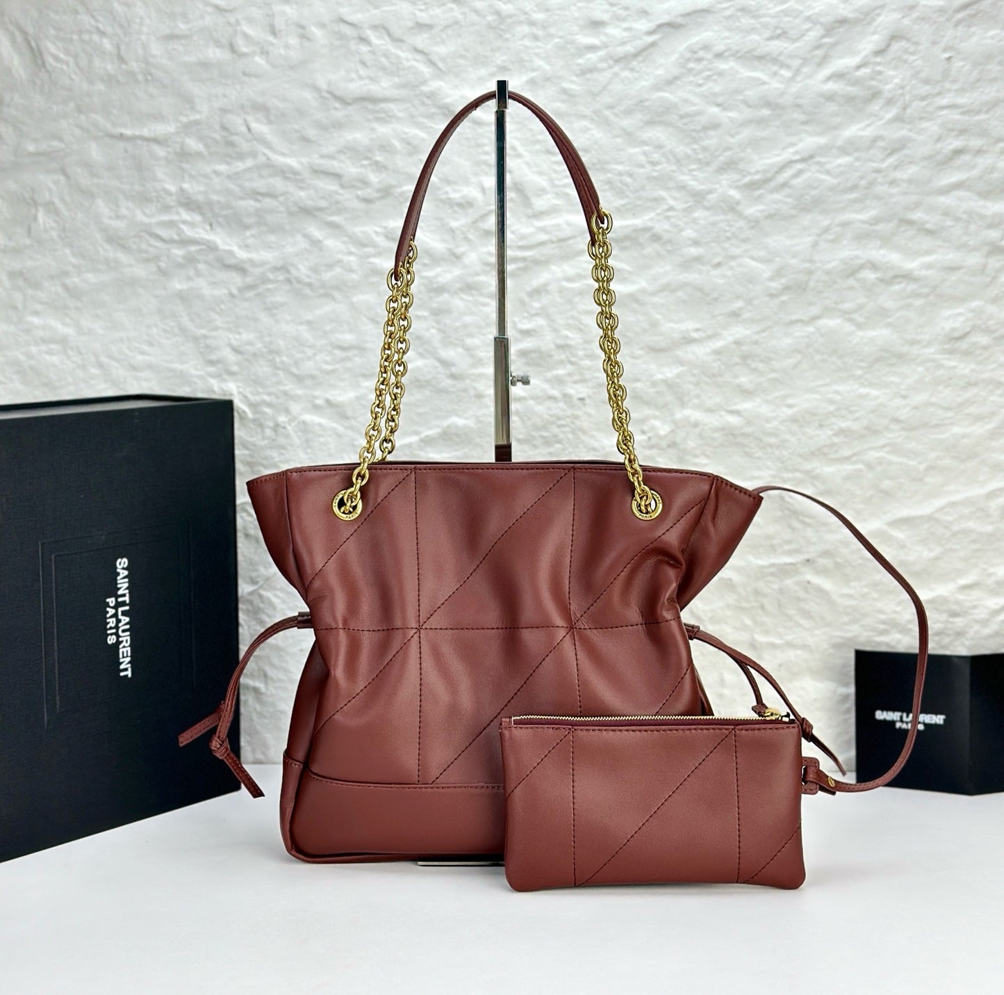 SAINT LAURENT- JAMIE SHOPPING LAMBSKIN
