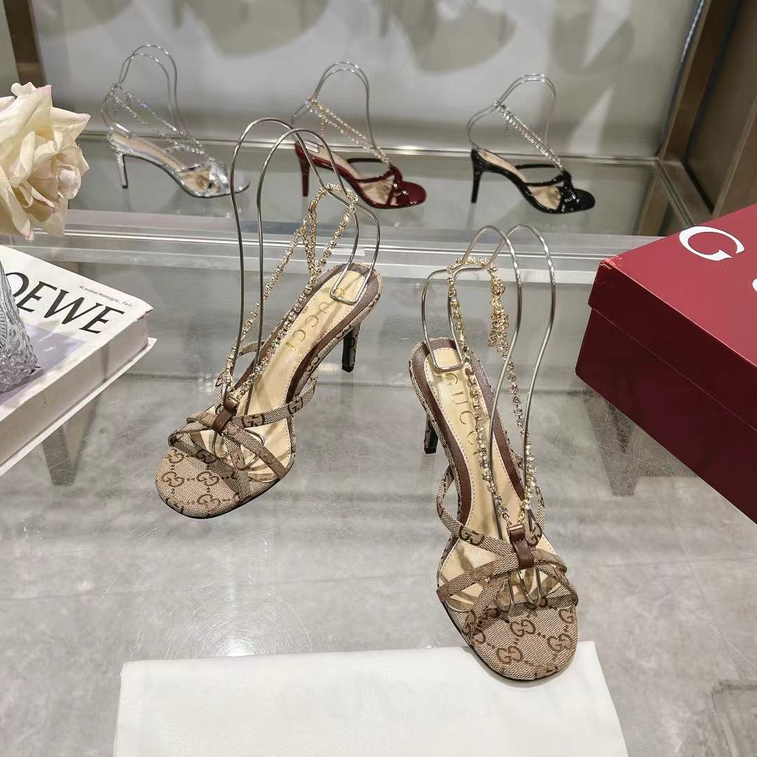 GUCCI - Embellished sandals