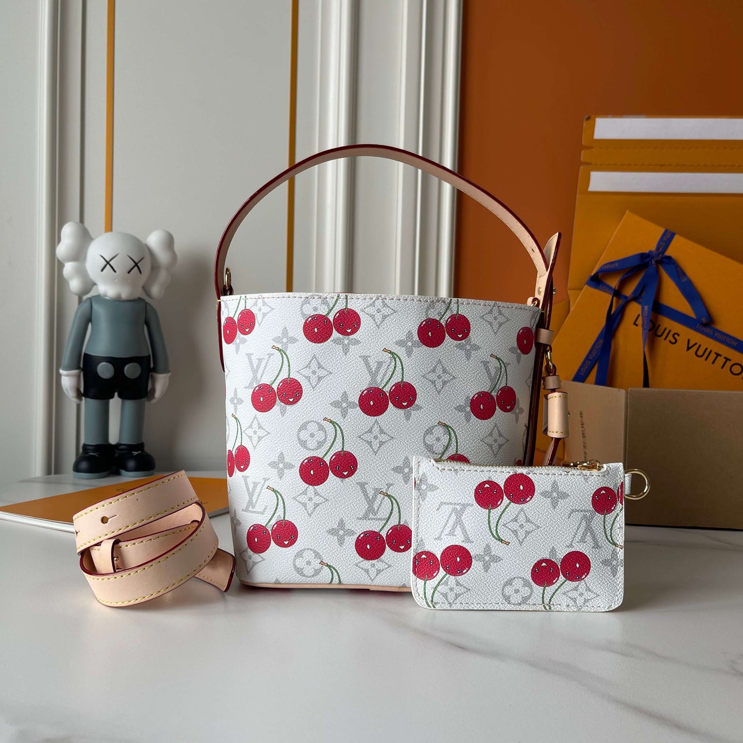 LOUIS VUITTON- LV x TM All In BB Cherry