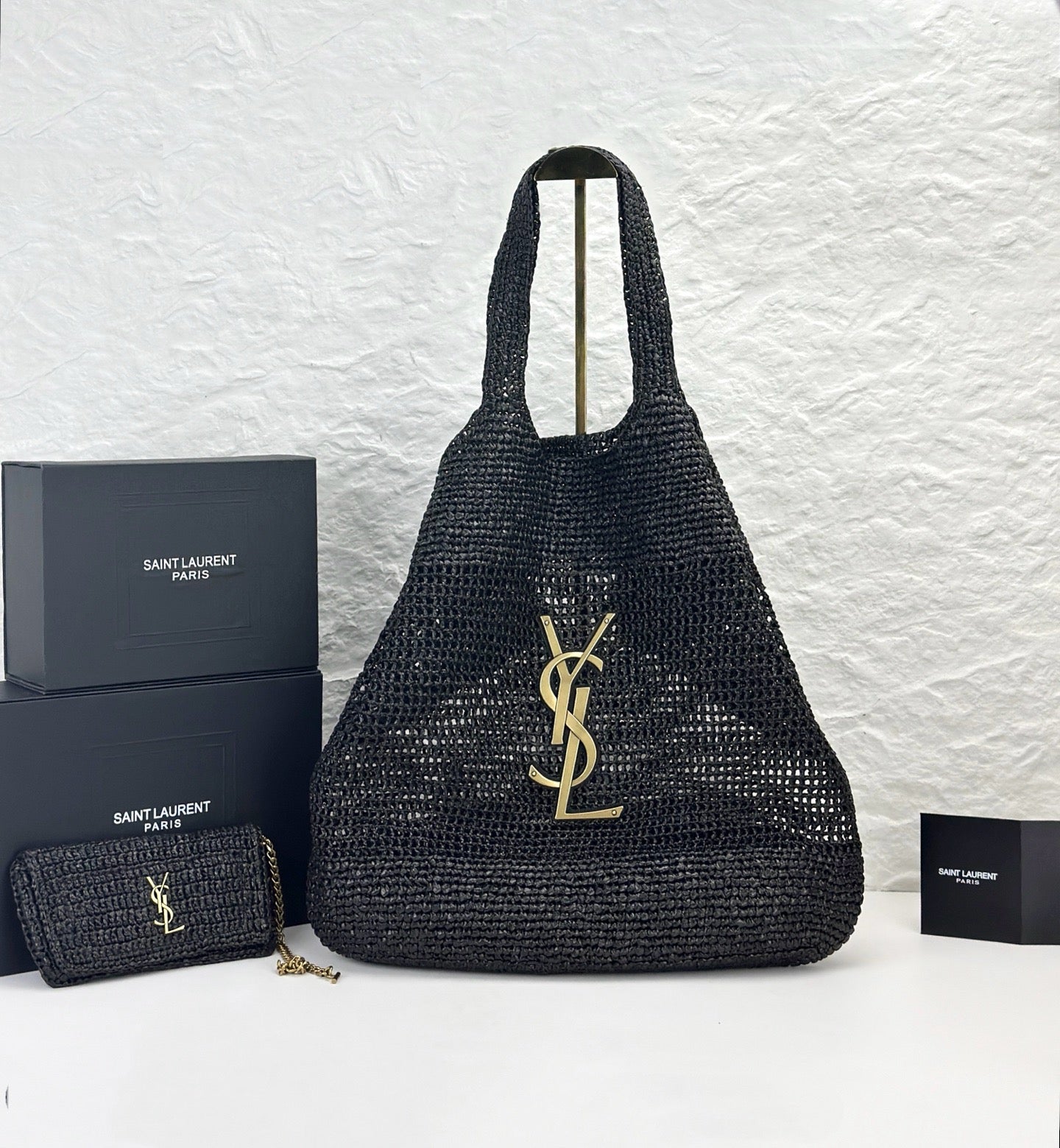SAINT LAURENT - Icare in Raffia