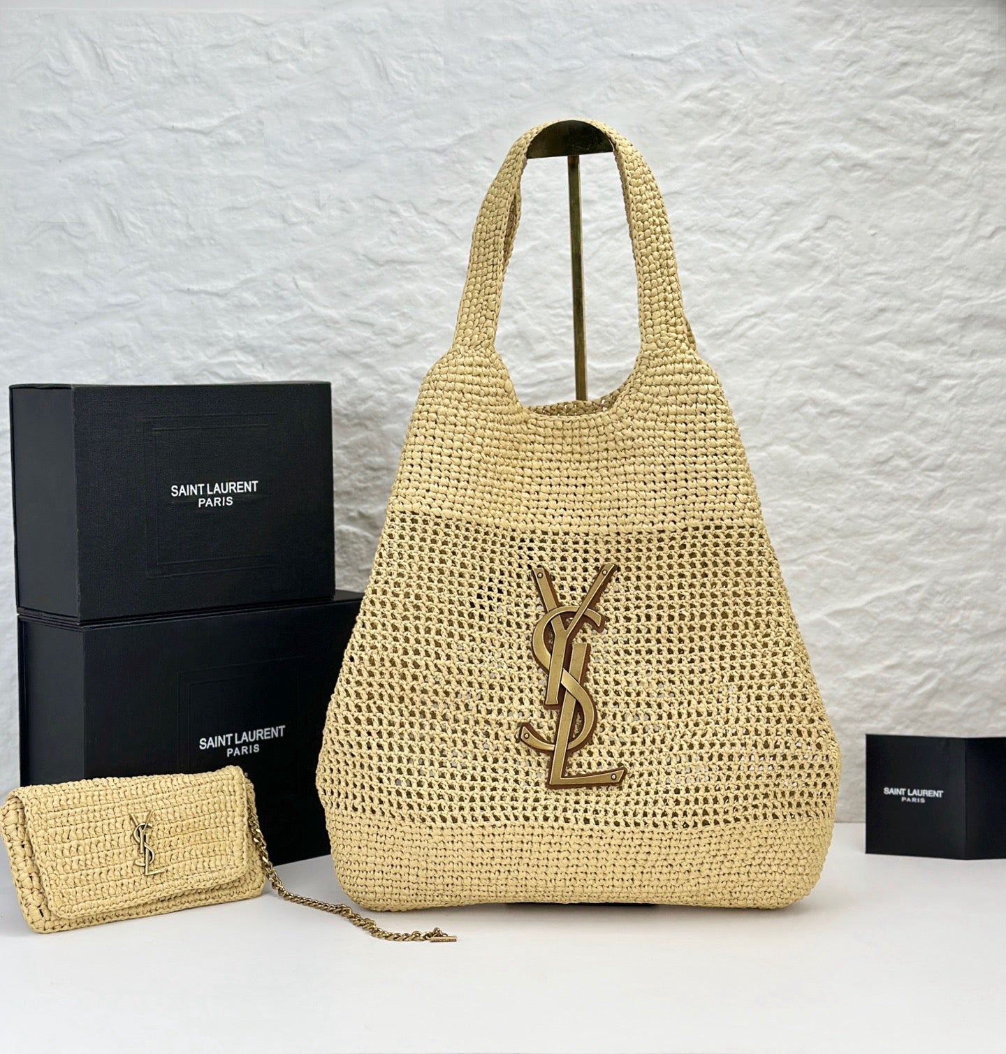 SAINT LAURENT - Icare in Raffia