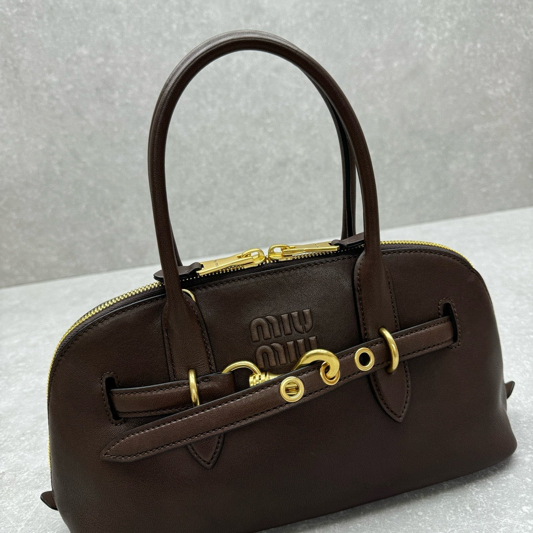 MIU MIU - Aventure nappa leather top-handle bag