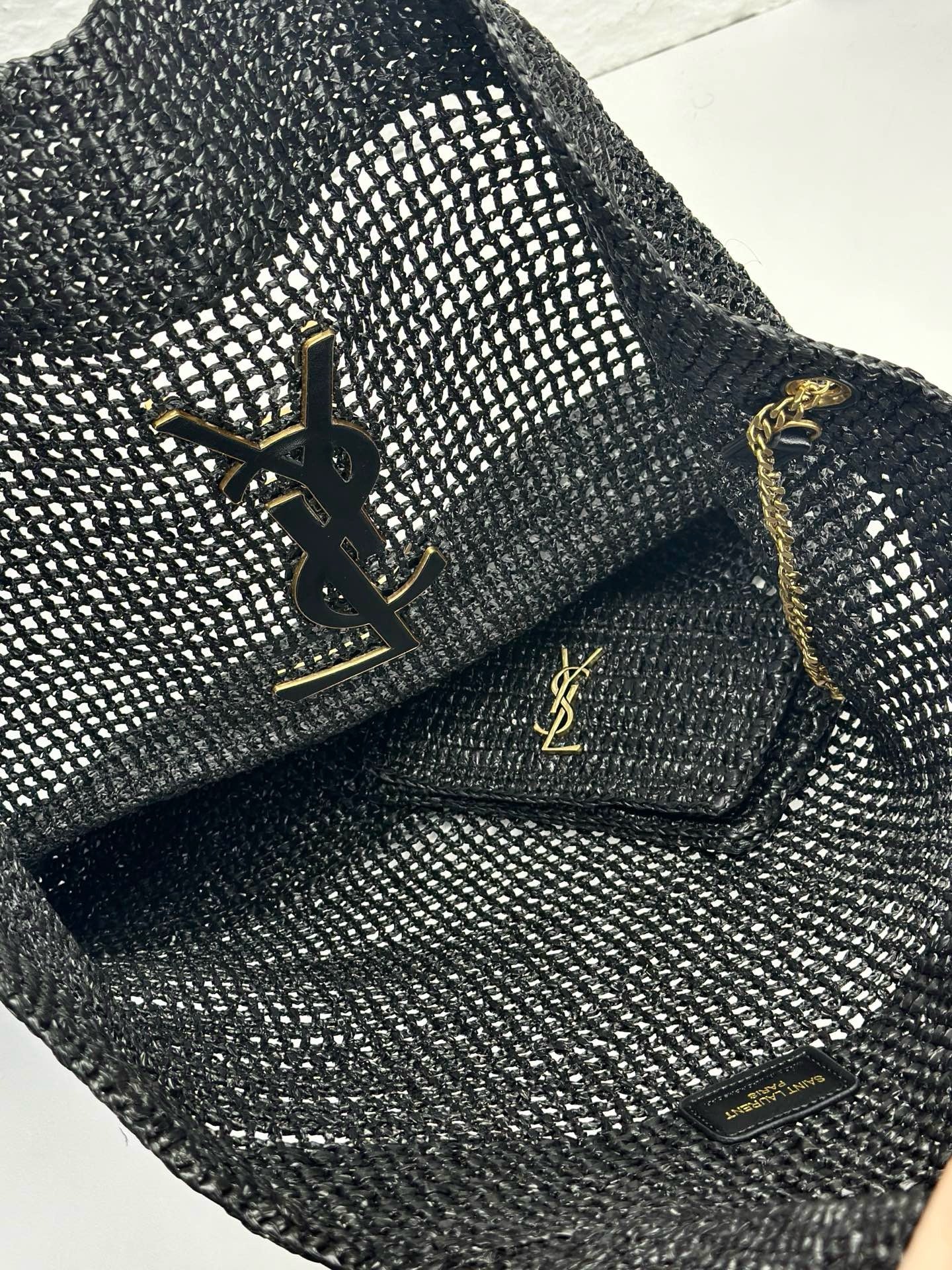 SAINT LAURENT - Icare in Raffia