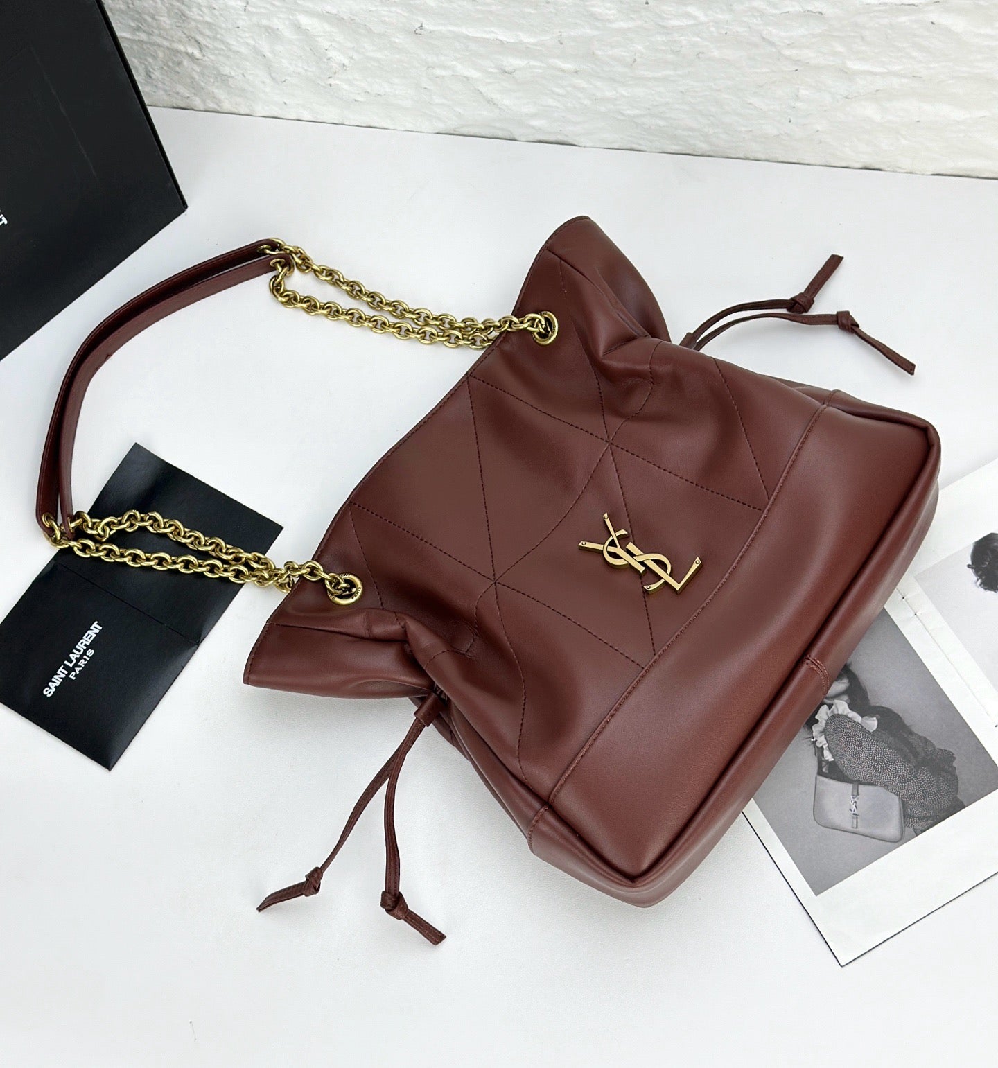 SAINT LAURENT- JAMIE SHOPPING LAMBSKIN