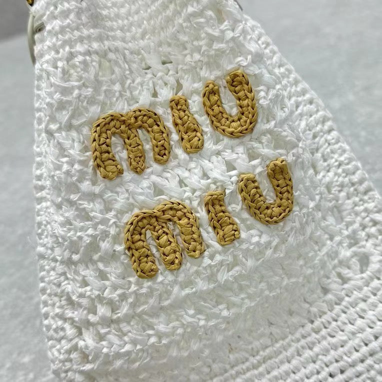 MIU MIU - Woven fabric mini-bag