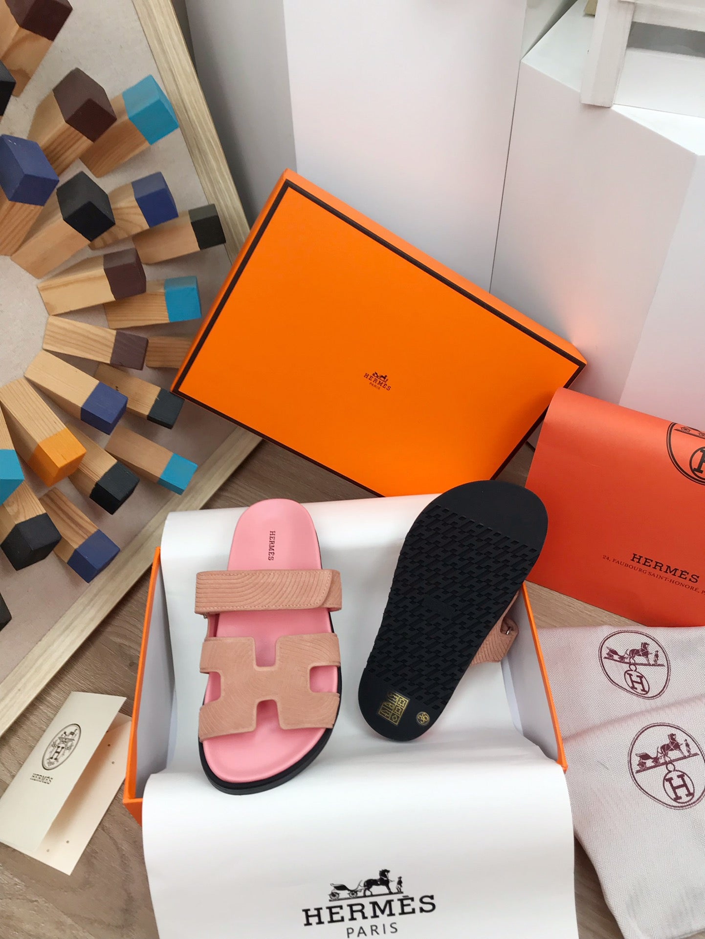 HERMES -  Chypre Sandals