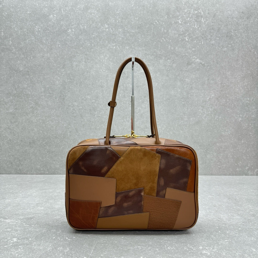 MIU MIU - Leather patchwork Beau bag