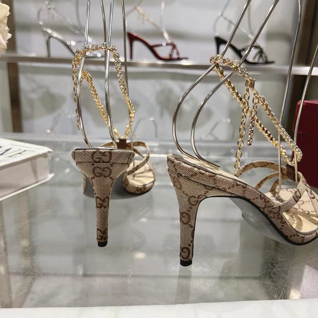 GUCCI - Embellished sandals