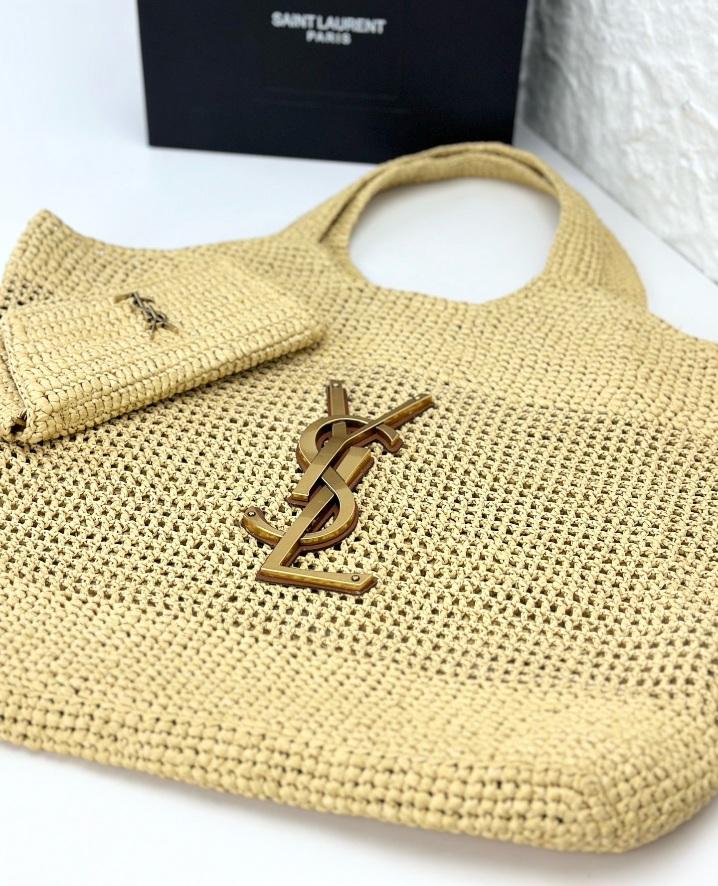 SAINT LAURENT - Icare in Raffia
