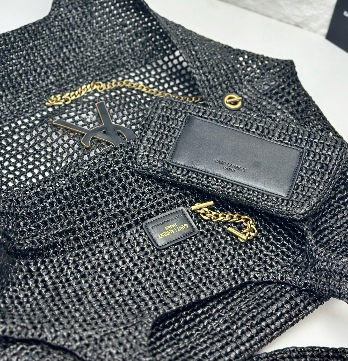 SAINT LAURENT - Icare in Raffia