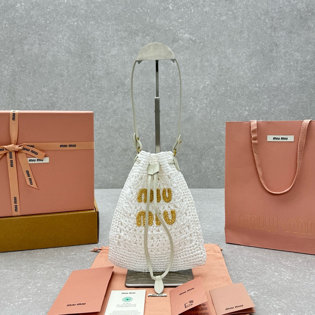 MIU MIU - Woven fabric mini-bag
