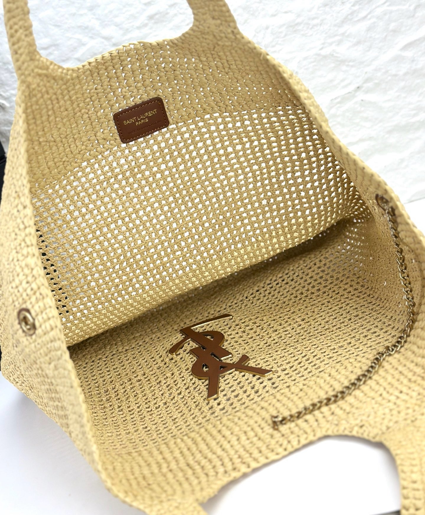 SAINT LAURENT - Icare in Raffia