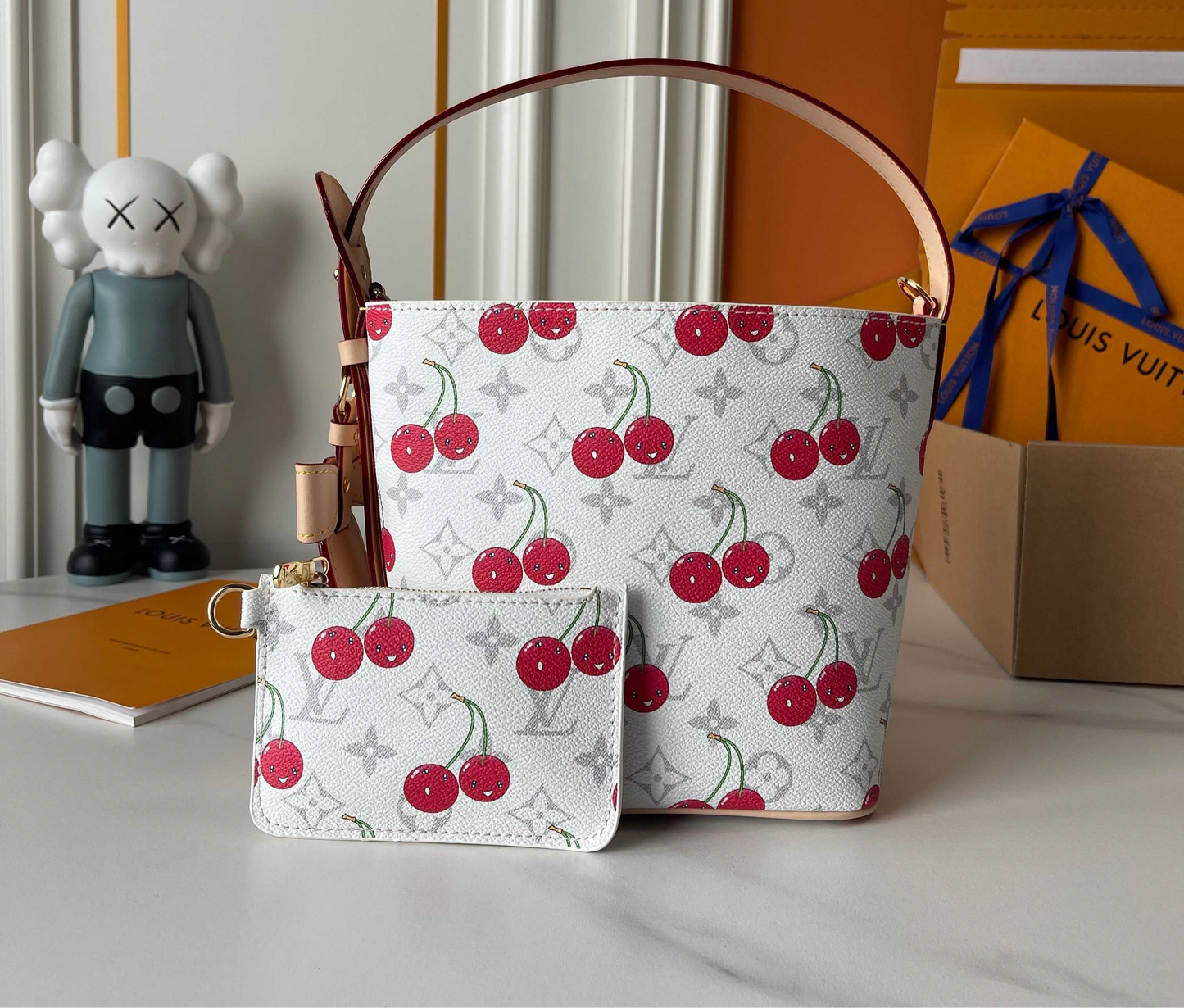 LOUIS VUITTON- LV x TM All In BB Cherry