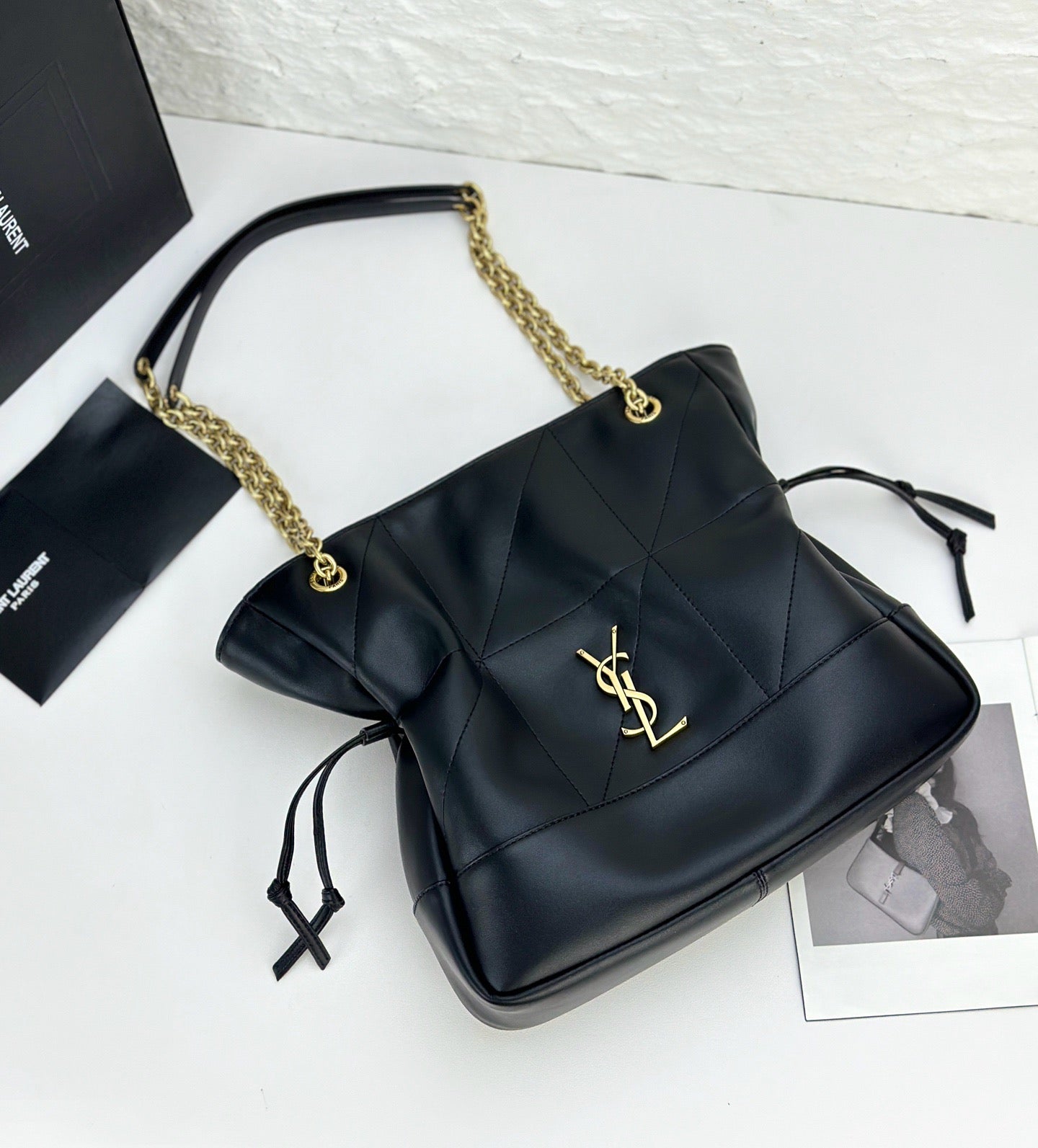 SAINT LAURENT - JAMIE SHOPPING LAMBSKIN