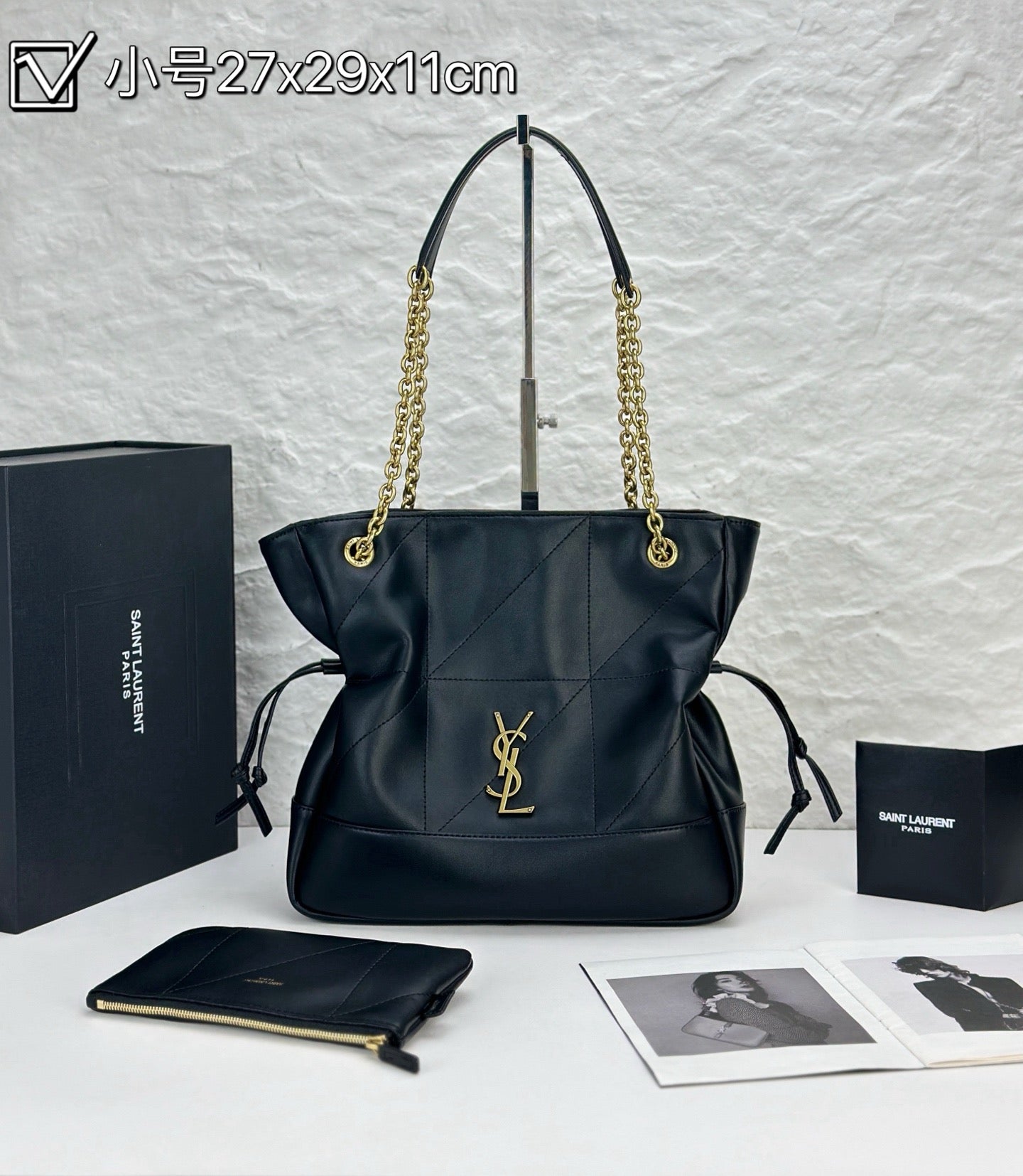 SAINT LAURENT - JAMIE SHOPPING LAMBSKIN