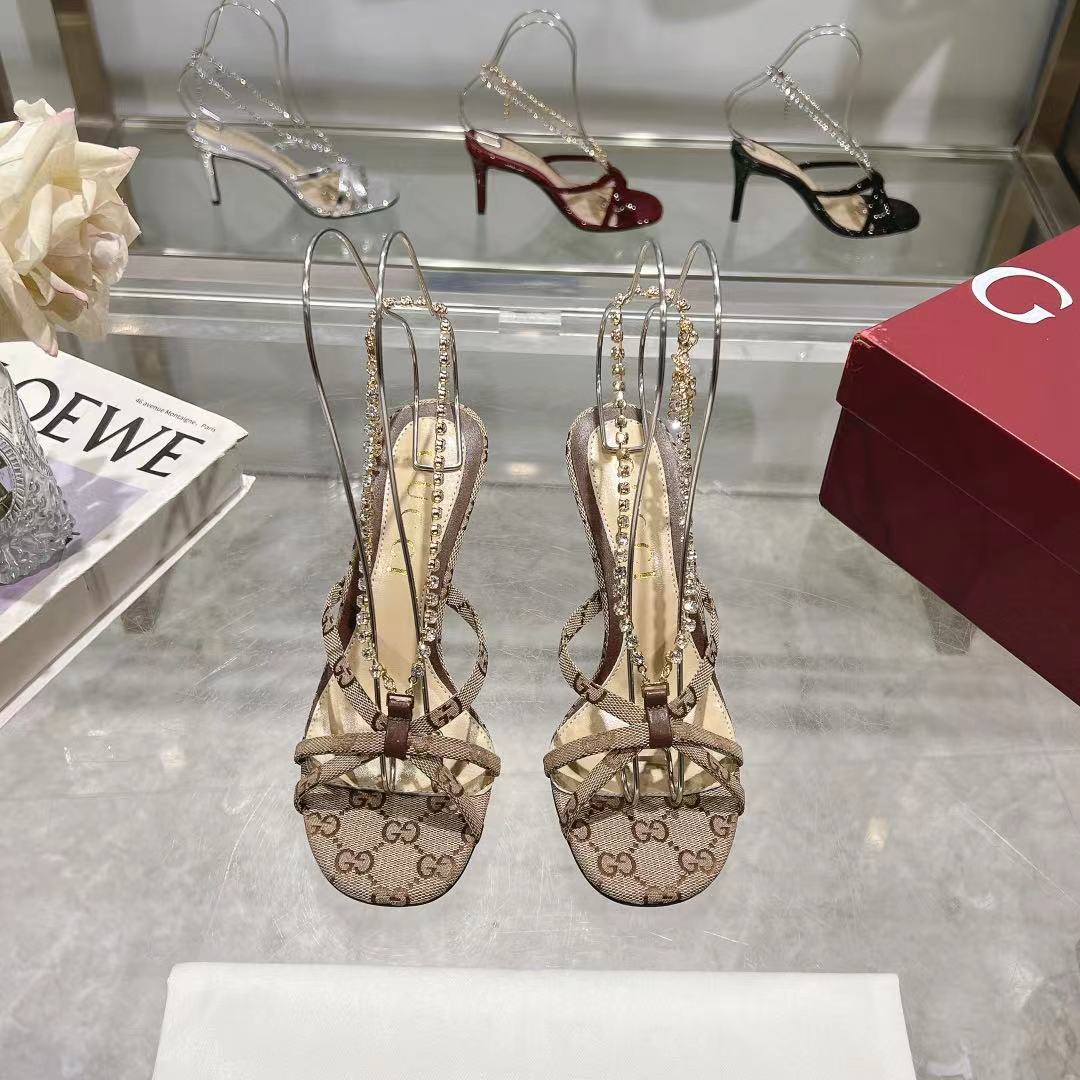 GUCCI - Embellished sandals