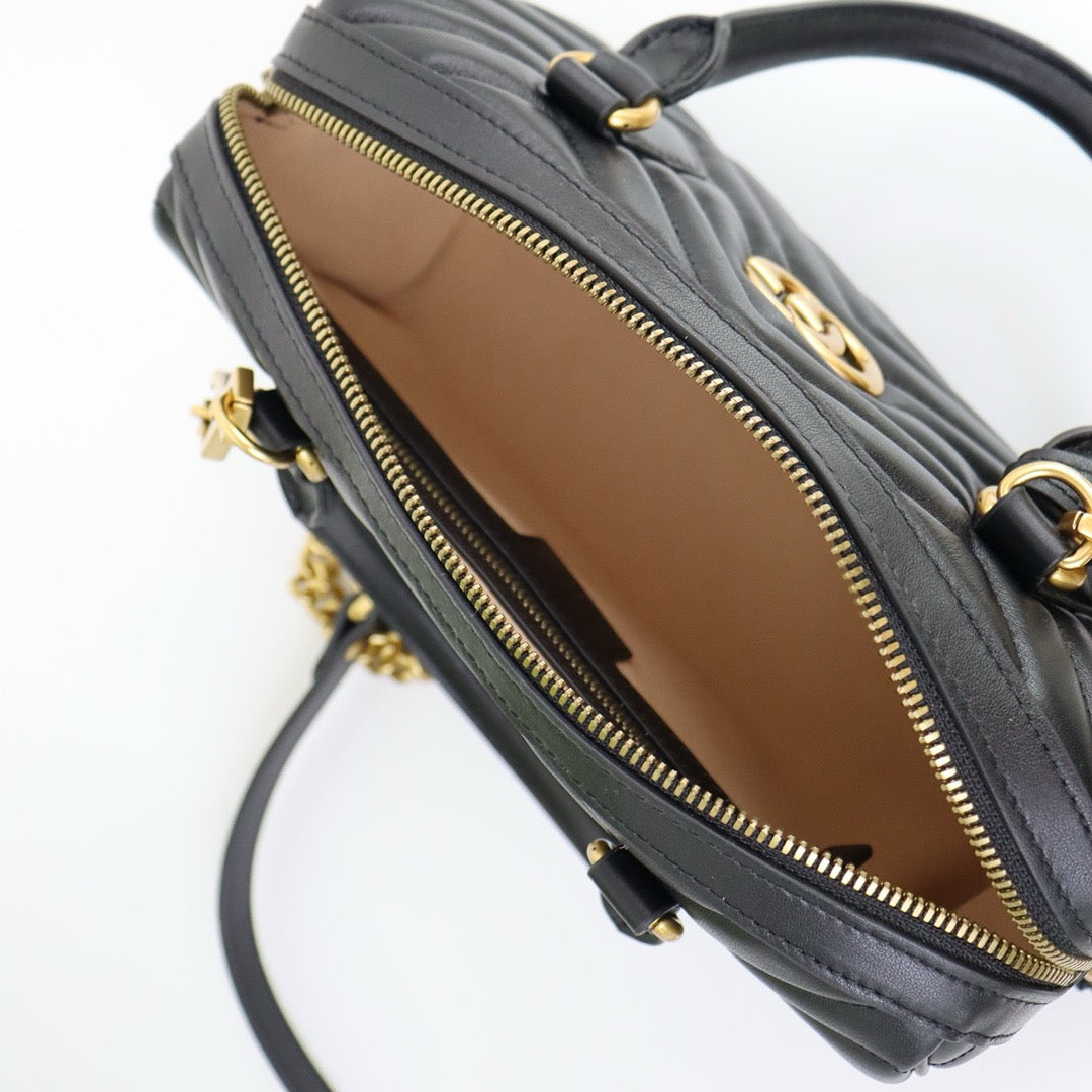 GUCCI - GG Marmont Small Top Handle Bag