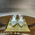 RENE CAOVILLA - ESCARPIN SLINGBACK CINDERELLA DORÉ 80