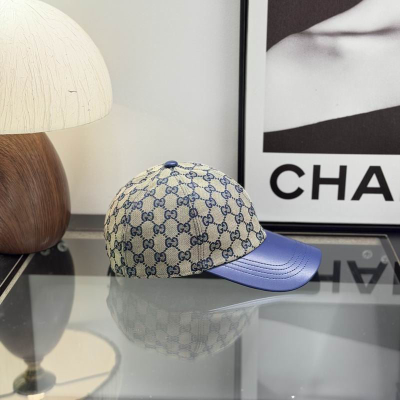 GUCCI - Leather Visor Baseball Cap