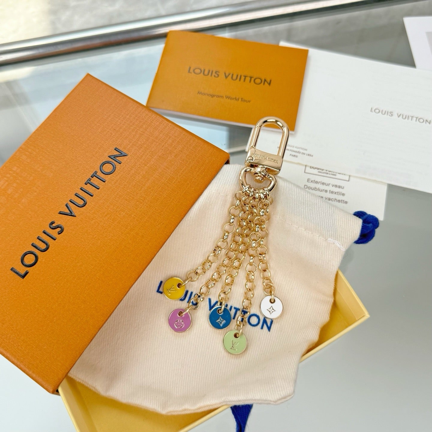 LOUIS VUITTON - bag charm and keychain