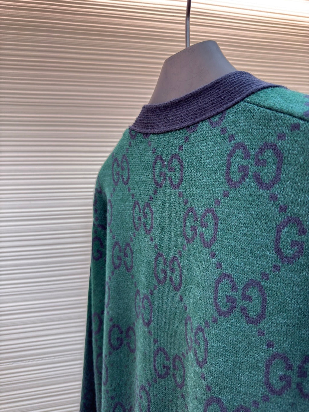 GUCCI  - GG degradé-jacquard cardigan