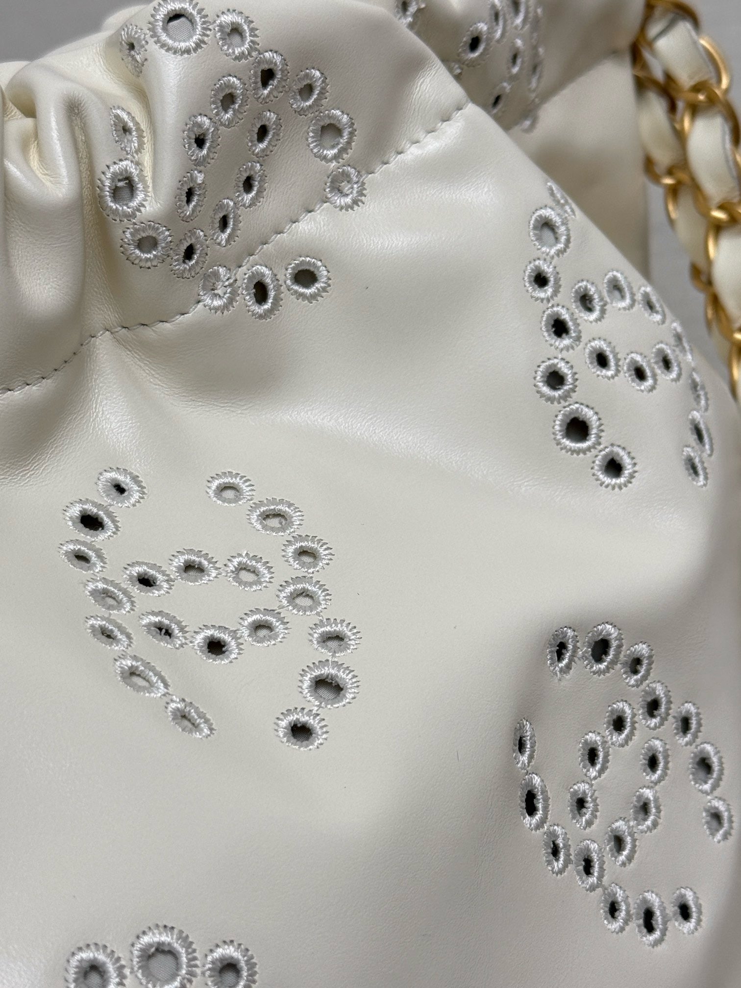 CHANEL - Shiny Calfskin & Gold-Tone Metal