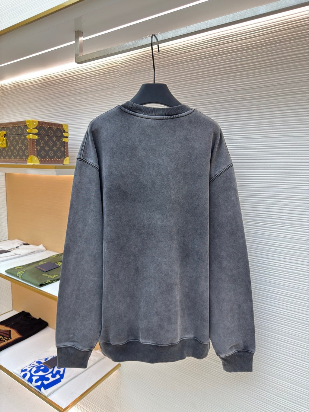 GUCCI  - Logo Cotton Crew Neck Sweatshirt