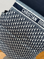 DIOR - Reversible Jacquard Stand-Collar Down Vest