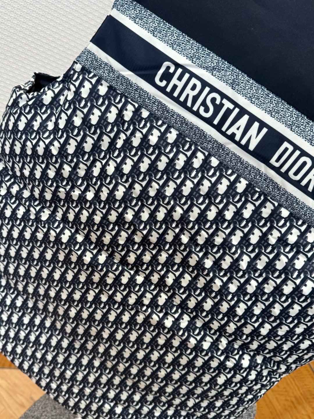 DIOR - Reversible Jacquard Stand-Collar Down Vest