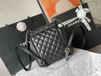 CHANEL - QUILTED CALFSKIN LARGE DUMA BACKPACK