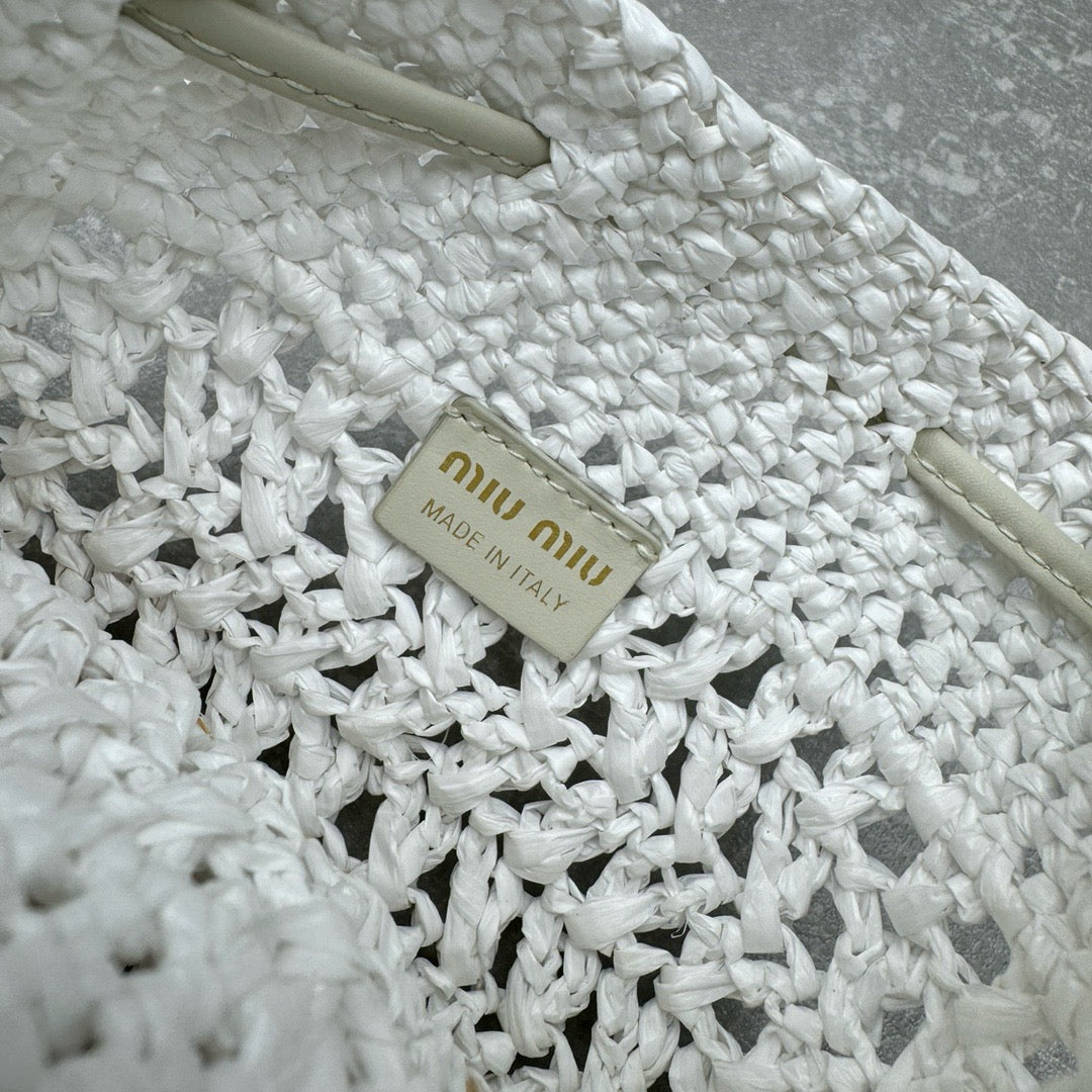 MIU MIU - Woven fabric mini-bag