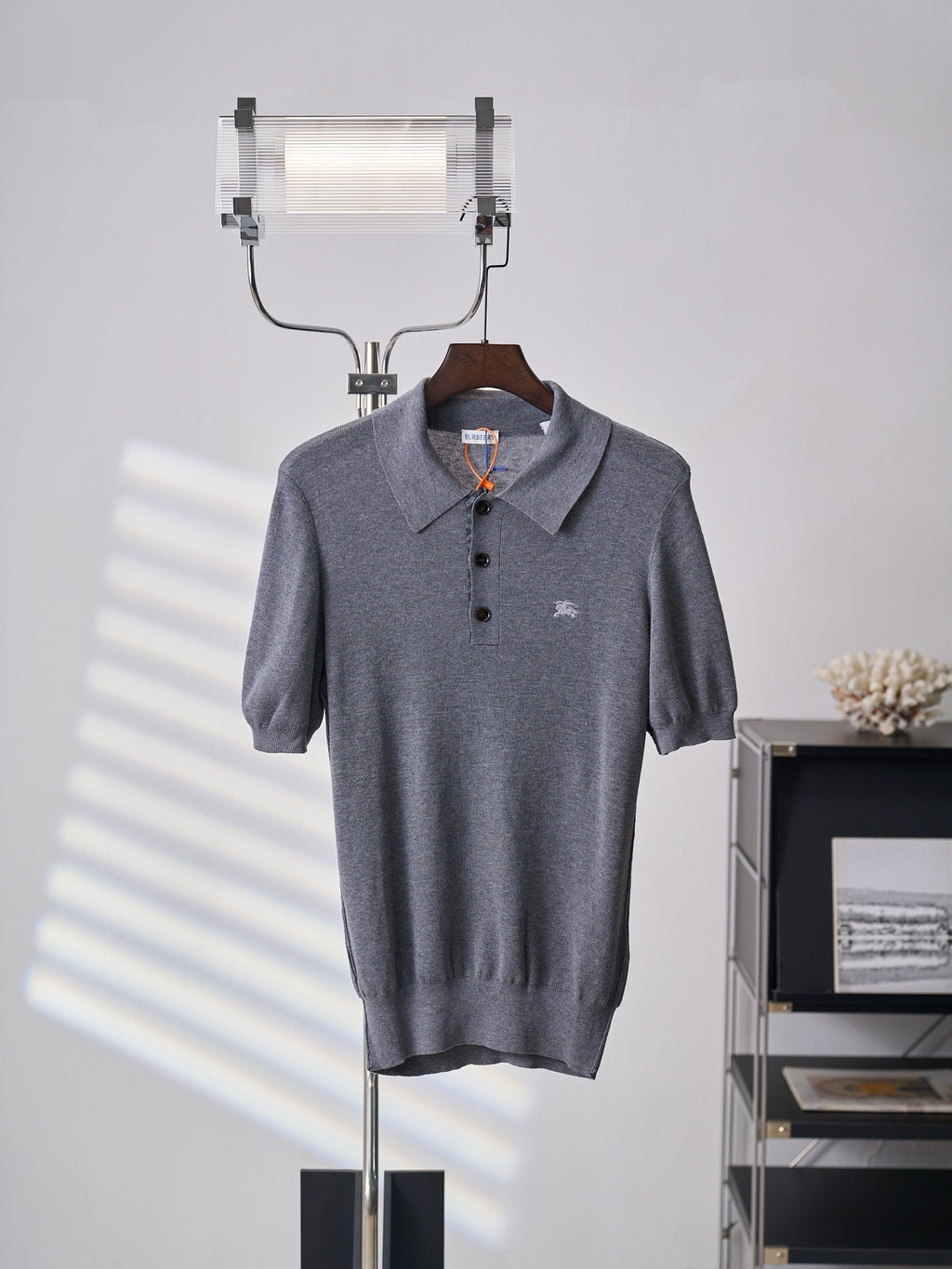 BURBERRY - Cashmere Polo Shirt