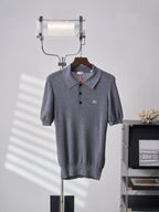 BURBERRY - Cashmere Polo Shirt