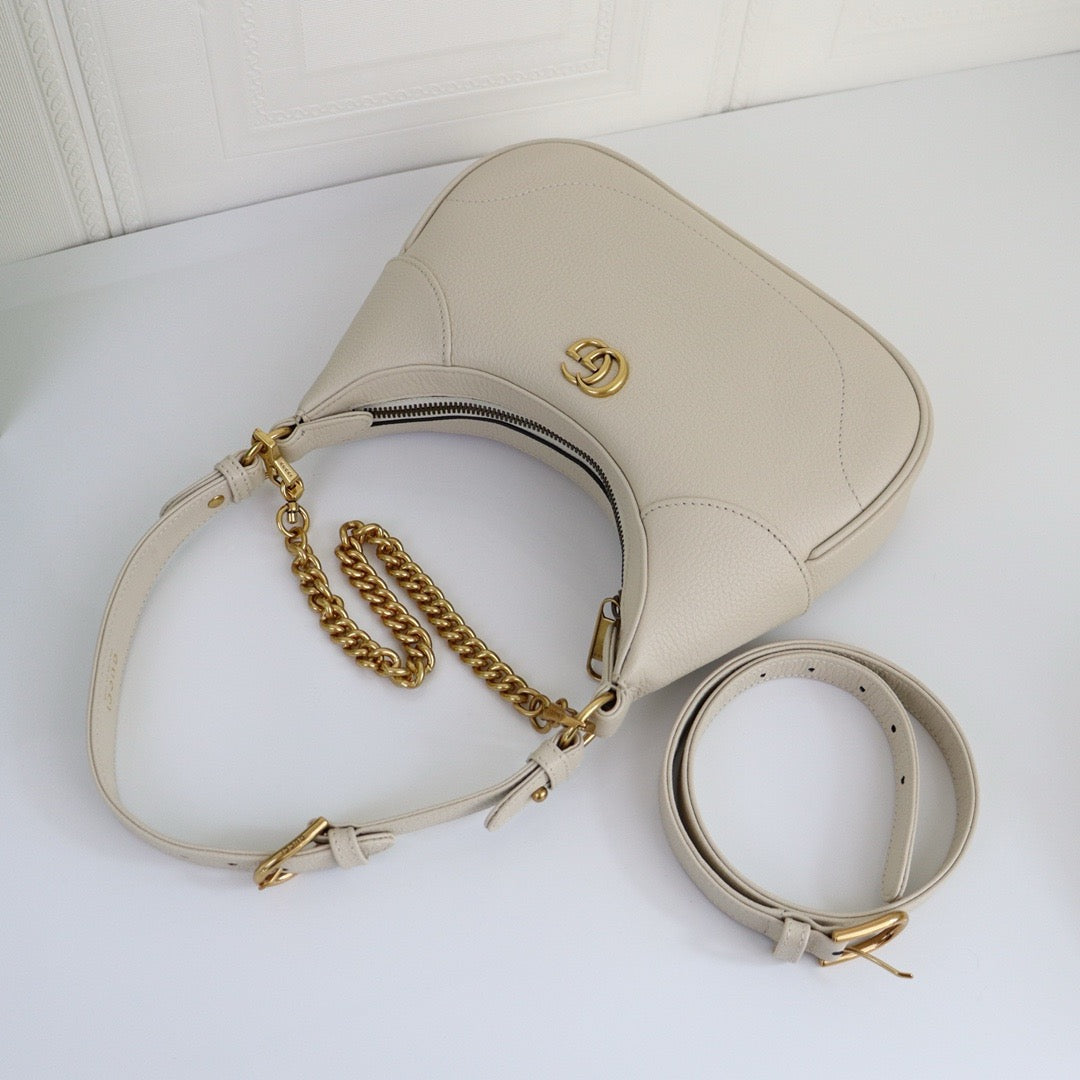 GUCCI - Aphrodite Leather Small shoulder bag
