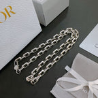 DIOR - Oblique Pendant Necklace