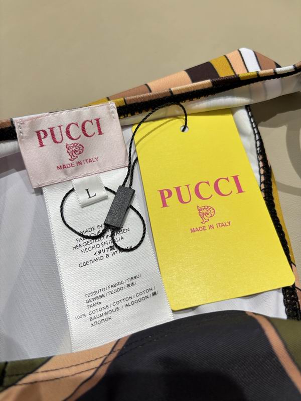 PUCCI - Patterned Halterneck bikini Swimsuit