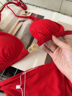 CELINE - Triomphe Balconette swimsuit