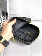 FENDI -  Monster Sling Bag Nylon and Leather Medium
