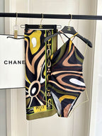 PUCCI - Patterned Halterneck One-Piece Swimsuit