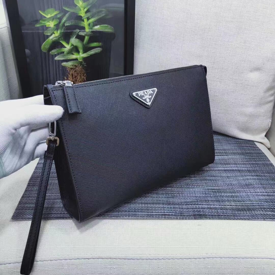 PRADA - Saffiano leather men's bag