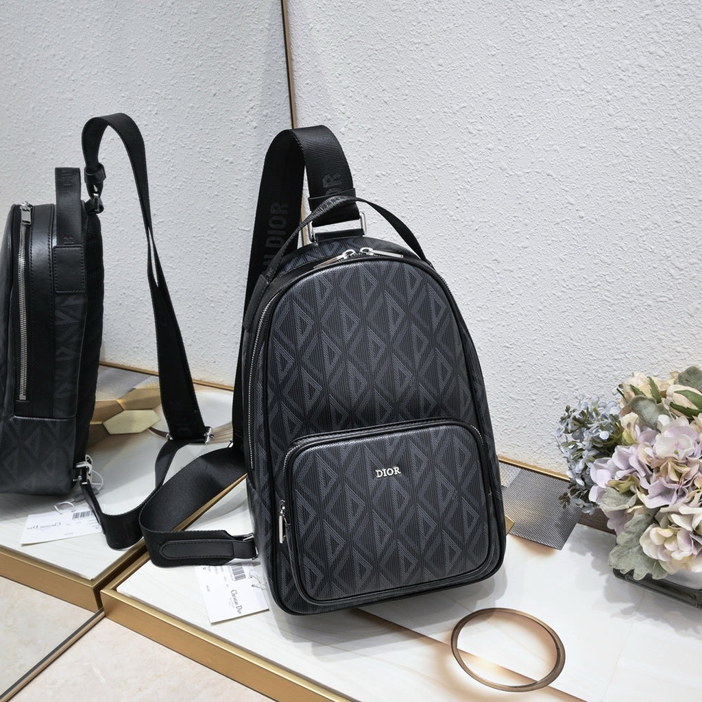 DIOR - Men’s Homme Oblique Jacquard Crossbody bag