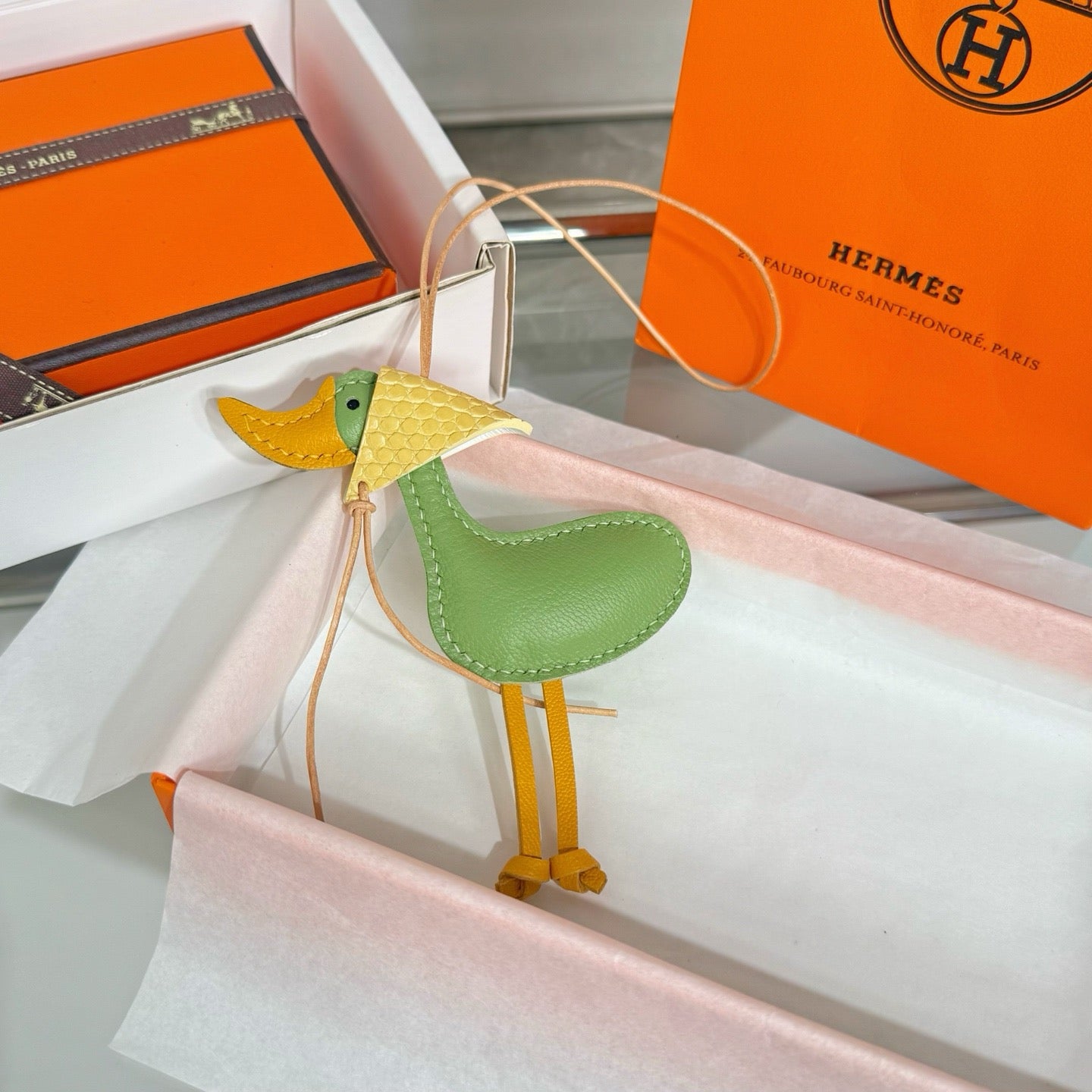 BOTTEGA VENETA - Intrecciato Leather Bag Charm