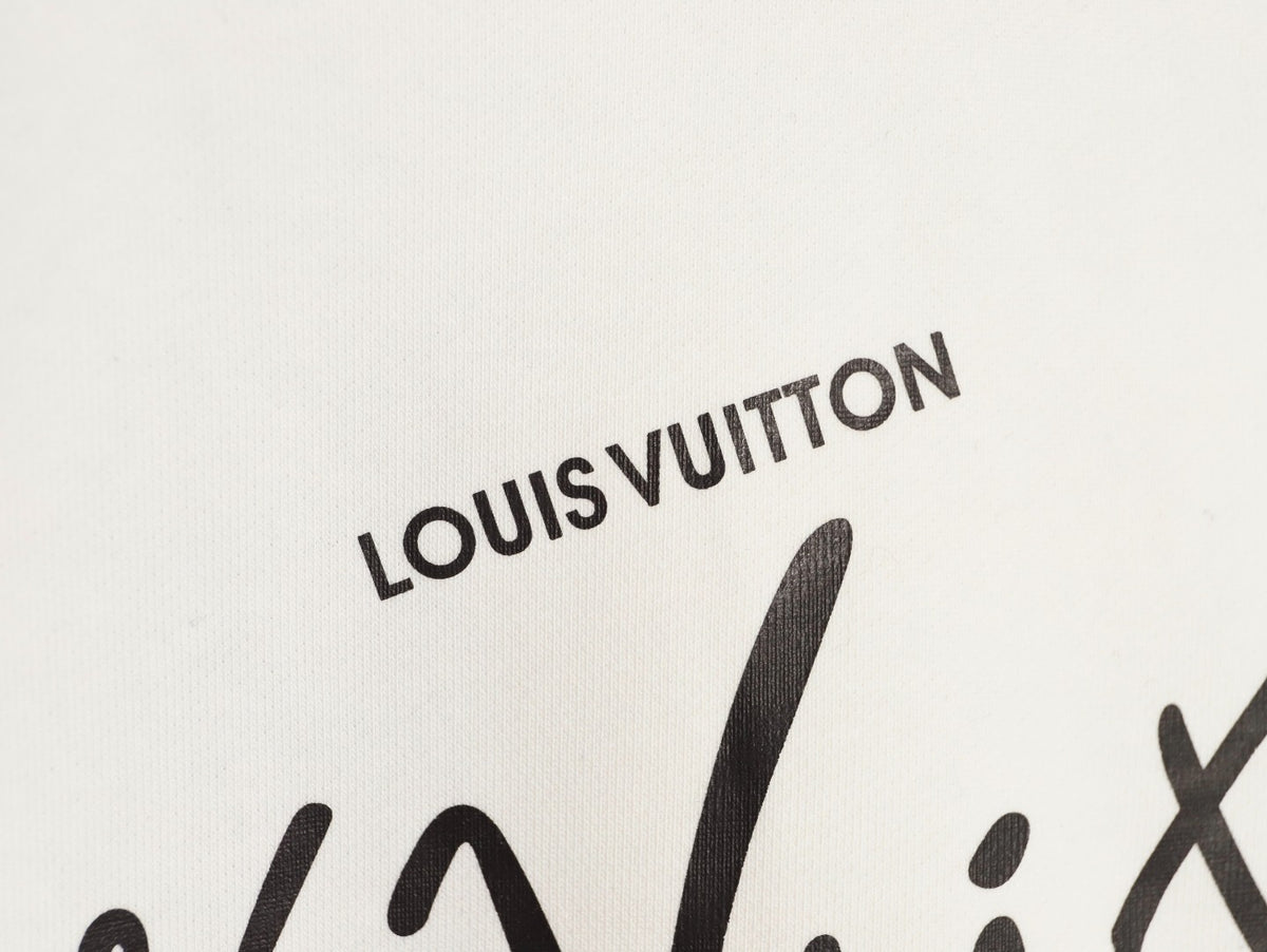 LOUIS VUITTON -unisex Cursive Signature Pullove