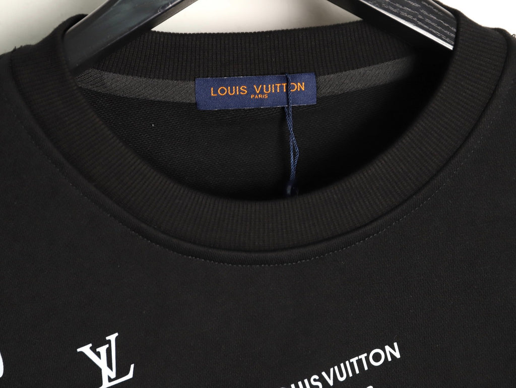 LOUIS VUITTON -unisex Cursive Signature Pullove