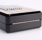 CHANEL - Chanel Balck/Gold Plexiglass Perfume Bottle Evening Bag