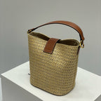 CELIN - MINI BUCKET LOUISE IN RAFFIA