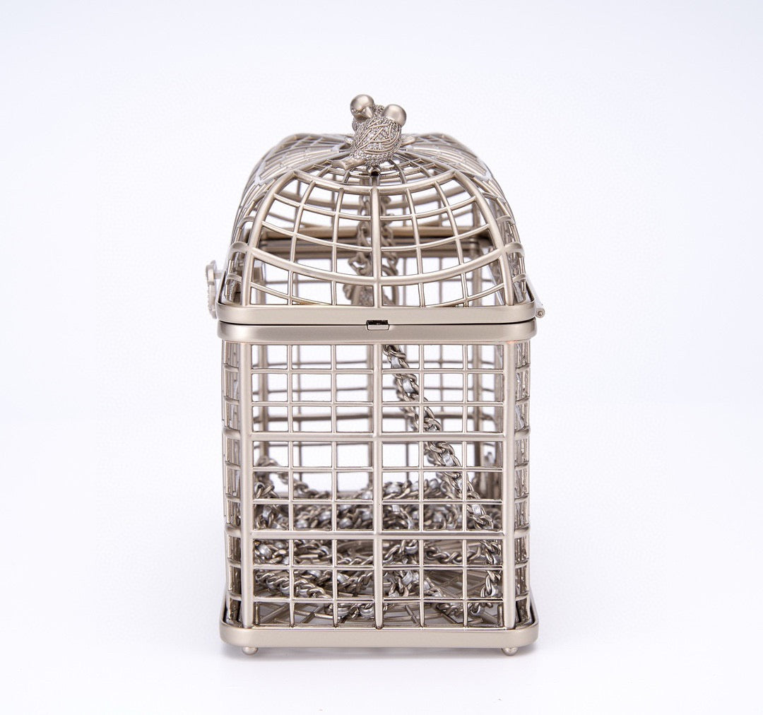 CHANEL - BIRD CAGE BAG RUNWAY EVENING BAG